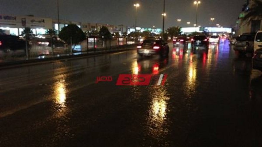 أمطار خفيفة علي الإسكندرية الآن في مناطق متفرقة مع توقعات بزيادتها غداً الأربعاء