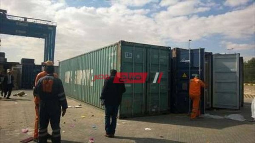 إحباط تهريب 11 طن نفايات خطرة عبر ميناء الإسكندرية