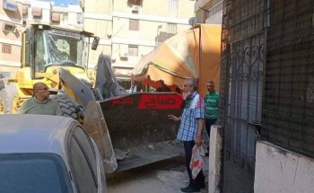 شن حملة مشتركة لرصد وإزاله المخالفات البيئية ومخالفات البناء ببورسعيد