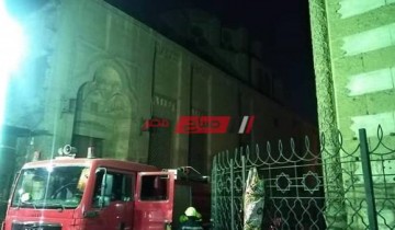 تفاصيل حريق الجامع الأزهر والدفع بـ 4 سيارات إطفاء