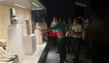 جولة وزير السياحة لتفقد متحف آثار شرم الشيخ تمهيدا لافتتاحه