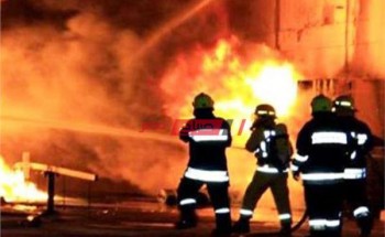اندلاع حريق بأحد المصانع وإصابة 5 أشخاص ببني سويف