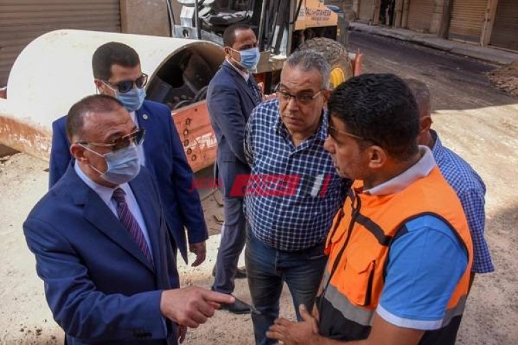محافظ الإسكندرية يتفقد أعمال تطوير منطقة السيوف
