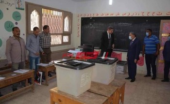 محافظ المنيا يتابع عددا من لجان انتخابات مجلس النواب