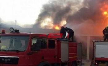 نشوب حريق في مخزن سلع غذائية بمنطقة سبورتنج وإصابة 8 مواطنين بالإسكندرية