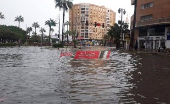 الطقس في الإسكندرية الآن: ارتفاع منسوب المياه بسبب هطول الأمطار الغزيرة