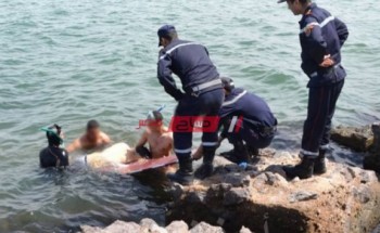 انتشال الجثة الرابعة من ضحايا حادث غرق مركب صيد في ابي قير بمحافظة الإسكندرية