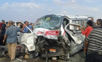 مصرع مواطن وإصابة 4 آخرين في حادث تصادم سيارة بالإسكندرية