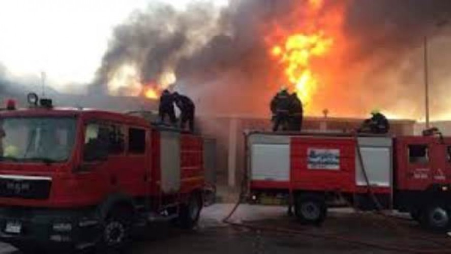 الحماية المدنية تسيطر على حريق نشب داخل محل بمحافظة الغربية