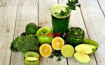 طريقة عمل مشروب الديتوكس الأخضر الحارق للدهون