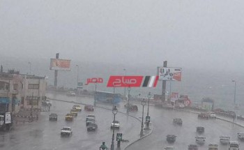 نوة قاسم تضرب الإسكندرية رياح شديدة وأمطار غزيرة رغم تغيير موعدها