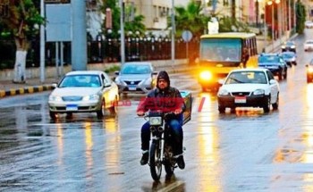 بالفيديو هطول أمطار غزيرة علي منطقة سموحة في الإسكندرية