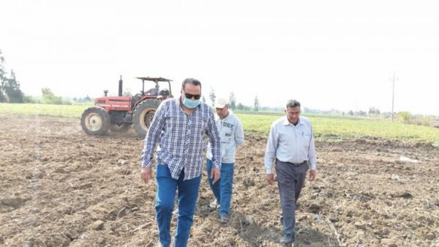 وكيل زراعة دمياط يتابع أعمال الحرث وتجهيز الأرض التابعة للجمعية الزراعية بمركز كفر سعد