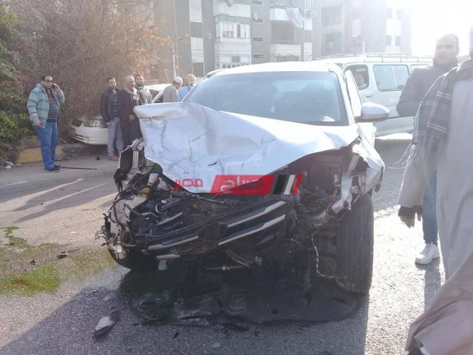 حادث تصادم مرورى فى كفر الشيخ يسفر عن مصرع شخص وإصابة 4 أخرين