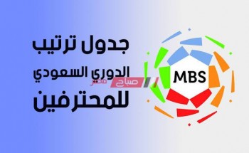 ترتيب جدول الدوري السعودي للمحترفين بعد ختام الأسبوع السابع