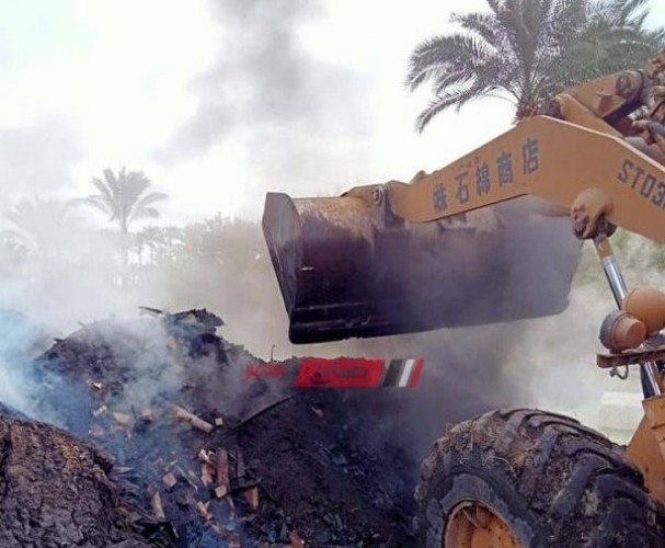 شن حملة مكبرة لازالة مكامير الفحم بنطاق محافظة دمياط