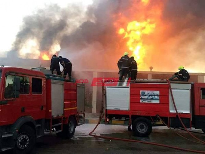 تحويل 10 مصابين فى حريق العبور لمستشفى بلبيس بالشرقية