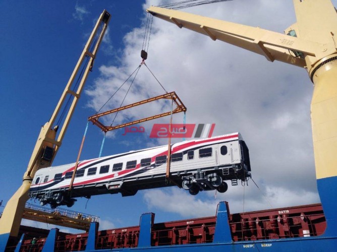 ميناء الإسكندرية يستقبل 19 عربة سكة حديد روسية جديدة
