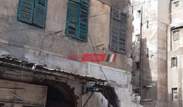 بالأسماء إصابة شخصين في انهيار عقار بمحافظة الإسكندرية