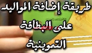 رابط بوابة مصر الرقمية اضافة المواليد الى بطاقة التموين 2021 بالخطوات