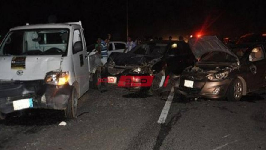 إصابة 5 أشخاص جراء حادث تصادم مرورى فى سوهاج
