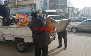 شن حملات مكثفة لرفع الإشغالات بدمياط تسفر عن تحرير ٤٦٩ محضر وإزالة ٤٢٠ مخالفة