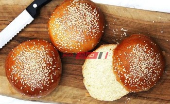 طريقة عمل خبز الهمبورجر بعجينة العشر دقائق
