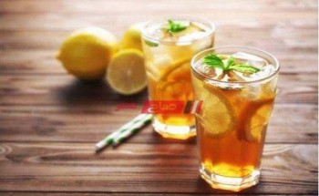 طريقة عمل ديتوكس الشاي الاخضر والليمون والنعناع