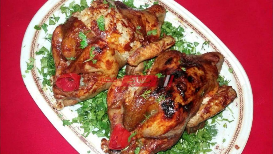 طريقة عمل الدجاج الشمورت المحشى بالأرز البنى بطعم مميز على طريقة الشيف محمد حامد