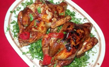 طريقة عمل الدجاج الشمورت المحشى بالأرز البنى بطعم مميز على طريقة الشيف محمد حامد