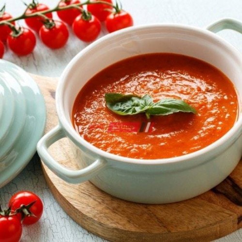 طريقة عمل شوربة الطماطم الصحية