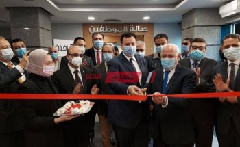 إفتتاح فرع البنك الأهلى المصرى اللوجيستي بمحافظة بورسعيد