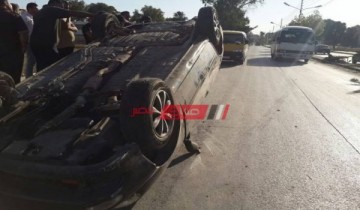 مصرع مواطن وإصابة 3 أخرين جراء حادث انقلاب سيارة طريق “إدفو – مرسى علم”