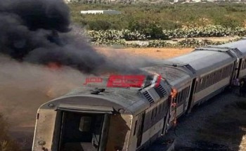الحماية المدنية تسيطر على نشوب حريق محدود في قطار “القاهرة_دمياط”