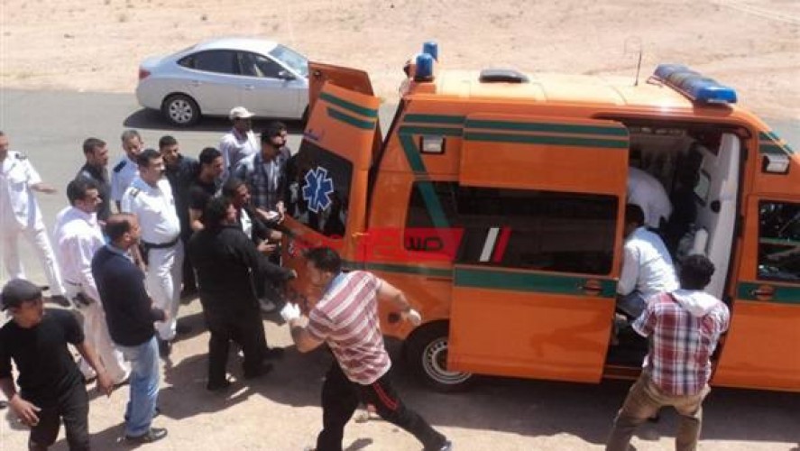 إصابة 5 مواطنين جراء حادث انقلاب على الطريق الصحراوى الغربى بالمنيا