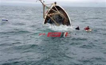 الحمولة الزائدة والطقس الغير مستقر سبب غرق مركب بحيرة مريوط بالإسكندرية