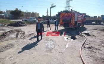 اندلاع حريق أسفل كوبري مرغم بمحافظة الإسكندرية