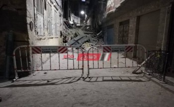 انهيار أجزاء من 3 عقارات مأهولة بالسكان بسبب الطقس السيئ بمحافظة الإسكندرية
