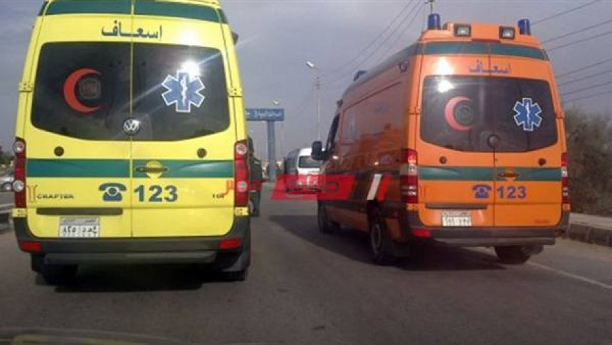 إصابة 18 شخص جراء حادث تصادم مروع على الطريق الصحراوى الغربى بالمنيا