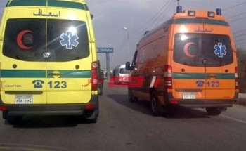 إصابة 18 شخص جراء حادث تصادم مروع على الطريق الصحراوى الغربى بالمنيا