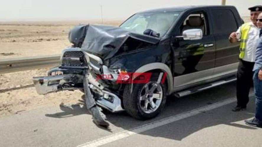 إصابة 5 مواطنين جراء حادث تصادم مرورى فى كفر الشيخ