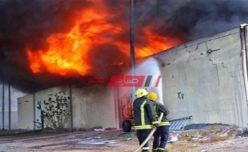 السيطرة على حريق نشب بمصنع لإنتاج التنكات بمدينة 6 أكتوبر