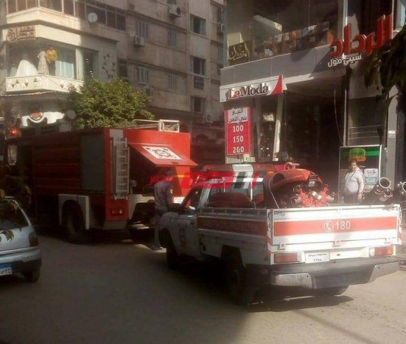 السيطرة على حريق محدود نشب في مول الفنان حسن الرداد بدمياط دون إصابات