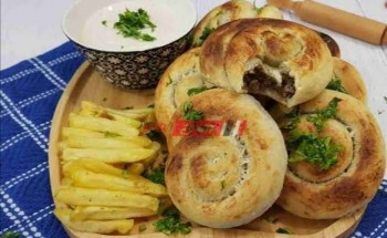 طريقة عمل صفيحة يافوية باللحمة من المطبخ الفلسطيني