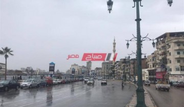 سقوط أمطار غزيرة وثلوج على معظم أنحاء محافظة دمياط