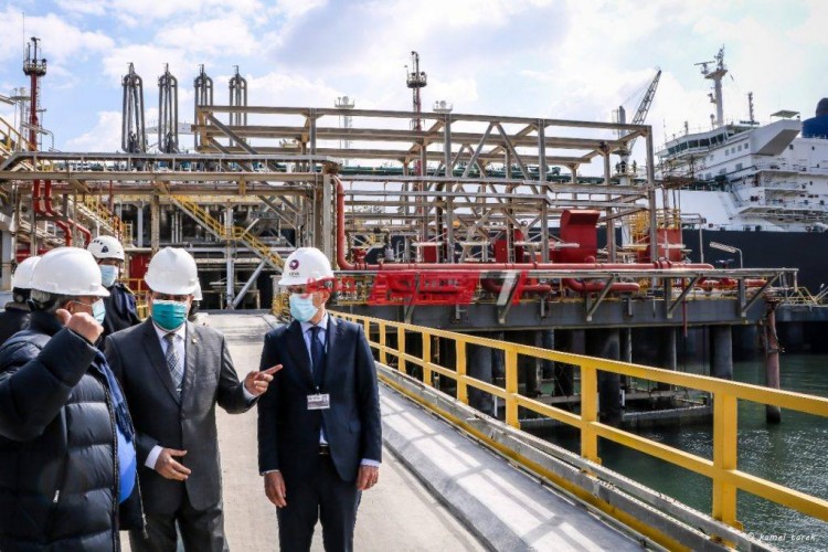 تصدير 60 الف طن من الغاز المسال إلى بلجيكا عبر ميناء دمياط
