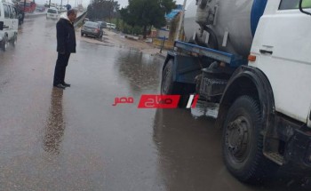 الإسكندرية تكثف جهودها في مواجهة هطول الأمطار الغزيرة علي جميع الأنحاء