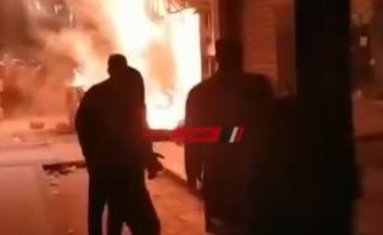 إصابة 3 أشخاص جراء حريق نشب بوحدة سكنية فى بورسعيد