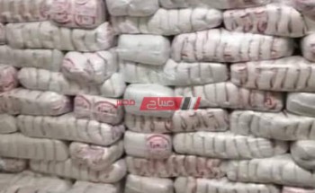 تفاصيل ضبط 18 ألف كيلو سكر مدعم داخل مصنع مشبك ومخزن في حملة مكبرة بدمياط