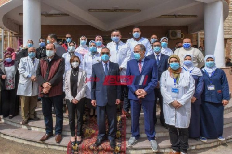 محافظ الإسكندرية يفتتح أعمال تطوير مستشفى رأس التين العام